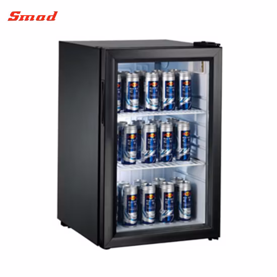 mini refrigerador de la cerveza de la puerta de cristal de la mesa 52L/refrigerador de la exhibición